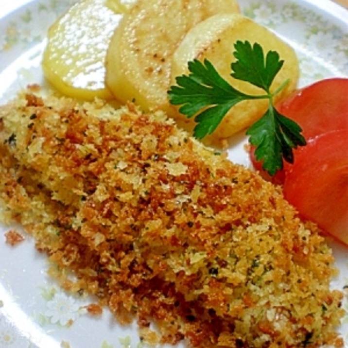 簡単ヘルシー オーブンでカリカリ香草パン粉焼き レシピ 作り方 By はちわれ413 楽天レシピ 簡単ヘルシー オーブンでカリカリ香草パン粉焼き レシピ 作り方 By はちわれ413 楽天レシピ